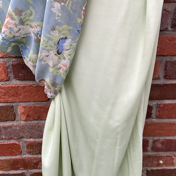 Sheri Martin Two-Piece Floral Print Maxi Dress and Tie Front Jacket - 20W - Picture 7 of 8